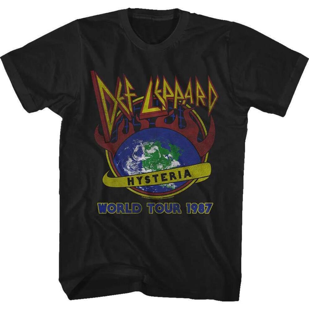 Hysteria World Tour 1987 Def Leppard Tshirt